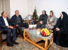 دیدار پزشکیان با خانواده شهید مسیحی