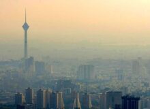 شاخص کیفیت هوای تهران نارنجی شد