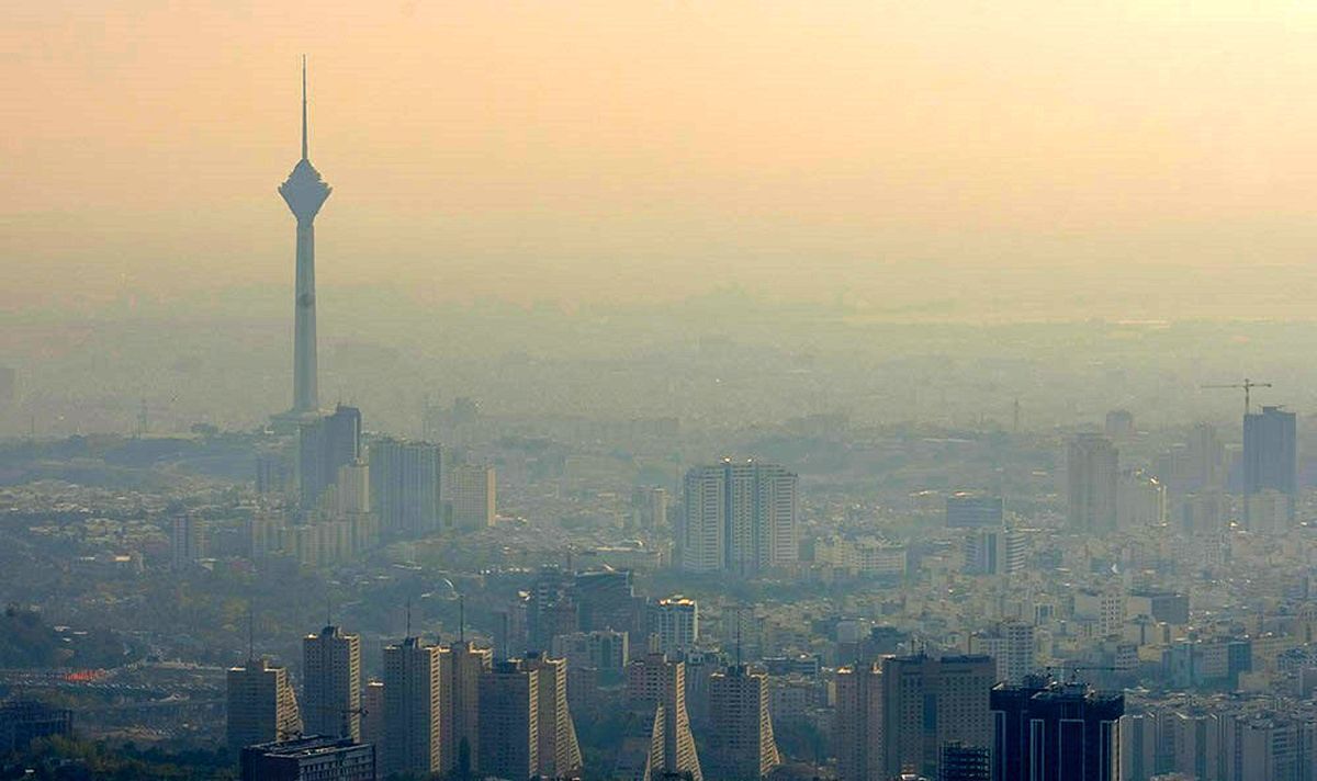 شاخص کیفیت هوای تهران نارنجی شد