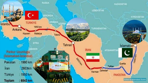 قطار باری اسلام‌آباد-تهران-استانبول ۱۰ دی حرکت می‌کند