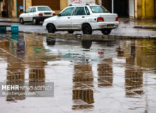 بارش رحمت الهی در شهرستان هیرمند