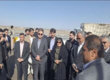 بازدید وزیر راه و شهرسازی از پروژه کریدور شرق به غرب سیستان و بلوچستان
