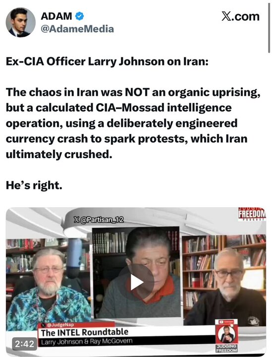 پرده‌برداری از نقش پنهان؛ اسناد دخالت آمریکا و اسرائیل در آشوب‌ها