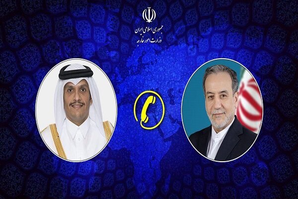 گفتگوی تلفنی وزرای امور خارجه ایران و قطر