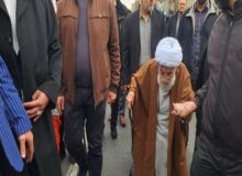 آیت‌الله جنتی در راهپیمایی ۲۲ بهمن تهران حضور یافت
