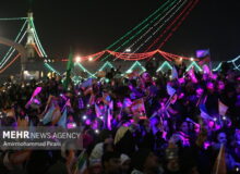 اجتماع امام‌زمانی‌ها همزمان با نیمه شعبان در رشت
