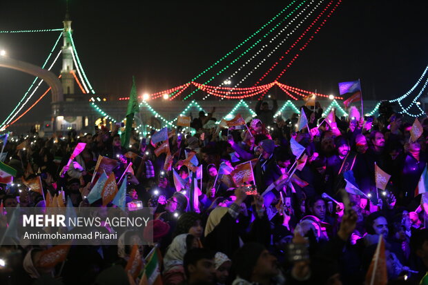 اجتماع امام‌زمانی‌ها همزمان با نیمه شعبان در رشت