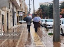 باران زمستانی مهمان بجنورد شد