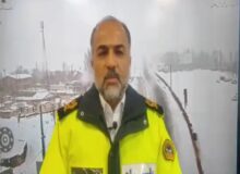 بارش برف و باران در بیشتر محور های مواصلاتی کشور