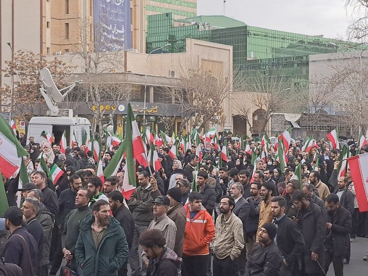 تجمع مردمی «تا پای جان برای ایران» در  تهران برگزار شد