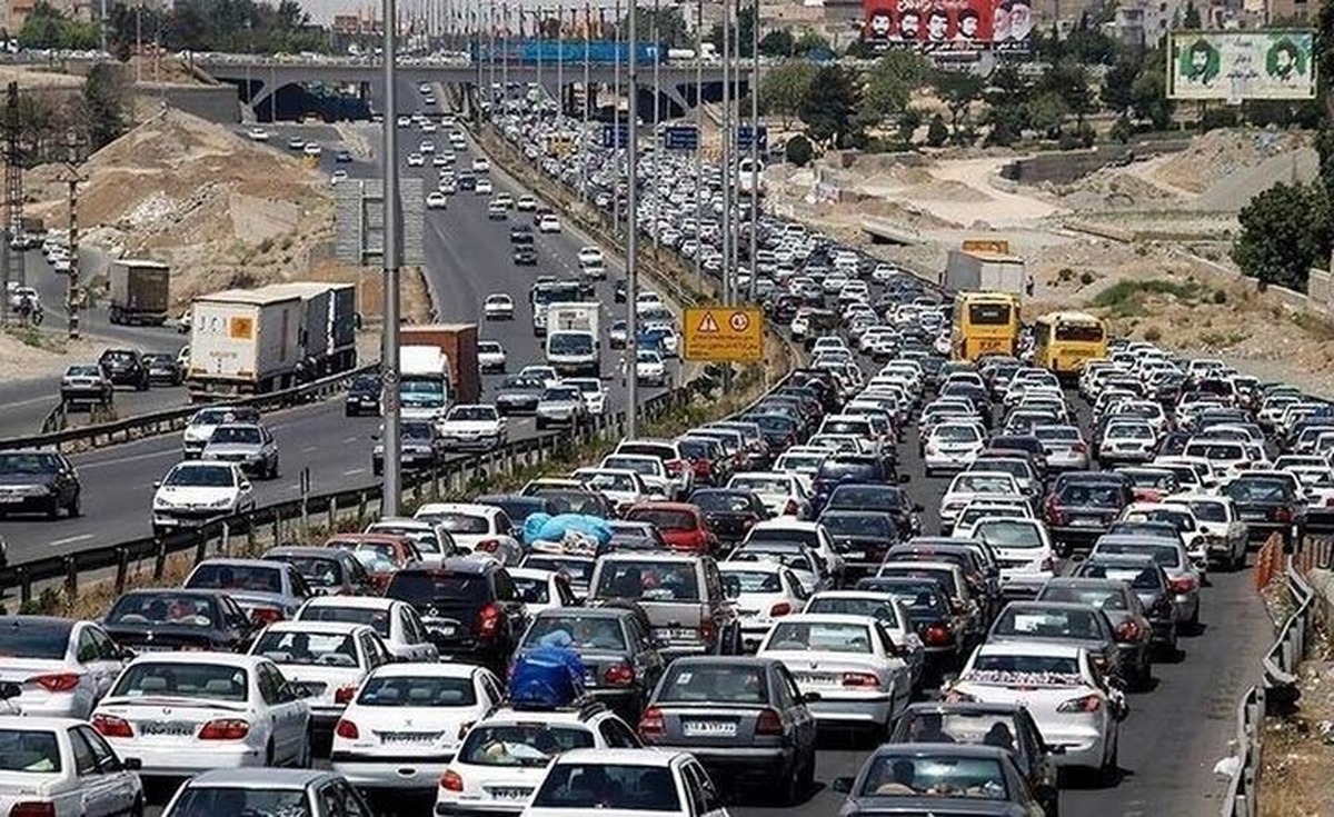ترافیک سنگین در آزادراه تهران-کرج و قزوین / رانندگان مراقب باشند