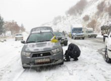 تردد در محورهای کوهستانی زنجان فقط با زنجیرچرخ امکان‌پذیر است