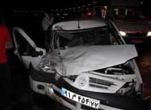 تصادف دو خودرو در محور شاهرود – دامغان با ۵ مصدوم