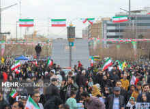 حضور سرلشکر پاکپور در راهپیمای ۲۲ بهمن