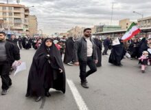 حضور معاون رئیس‌جمهور در امور زنان و خانواده در مراسم راهپیمایی ۲۲بهمن