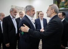 دیدار لاریجانی با رهبران حماس در قطر