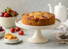 طرز تهیه کیک میوه‌ای خانگی نرم و خوشمزه برای مهمانی‌های دوستانه