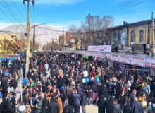 فعالیت غرفه های تبلیغات اسلامی کرمانشاه در شادپیمایی نیمه شعبان