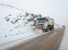 لغزندگی شدید جاده‌های گلستان؛ بارش برف در ارتفاعات