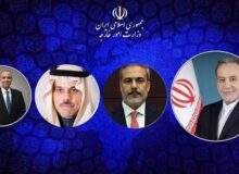 وزیر امور خارجه ایران با وزرای خارجه ترکیه، مصر و عربستان گفتگو کرد