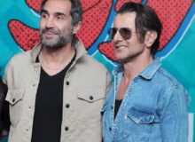 گریم متفاوت امین حیایی و هادی کاظمی در جشنواره فجر+ عکس