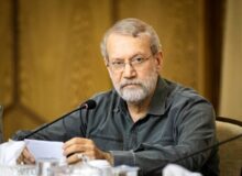 اخطار علی لاریجانی در مورد تنگه هرمز در پی ادعای رئیس جمهور فرانسه