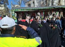 اقامه نماز و تدفین پیکر شهدای وطن در گلزار شهدای اراک