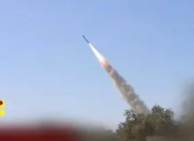 انهدام پهپاد هرمس ۹۰۰ در آسمان استان فارس+ عکس