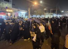 باران حریف یاسوجی ها نشد؛شعار «حیدر حیدر» در خیابان ها طنین انداز شد
