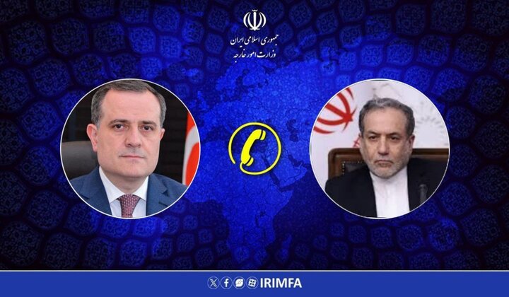 تماس تلفنی عراقچی با وزیر خارجه آذربایجان