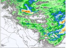 سامانه بارشی جدید در راه است/ بارش باران و برف در اکثر نقاط کشور از شنبه