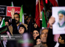 پنجمین شب عزاداری قم در سوگ رهبر شهید