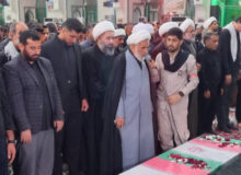 پیکر مطهر شهید «محمودزاده» در بندرعباس تشییع شد