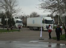 کاروان همبستگی دولت و ملت ازبکستان وارد ایران شد/ اهدای ۴۳ تن دارو
