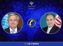 گفت‌ وگوی تلفنی وزیر امور خارجه با دبیرکل سازمان ملل متحد