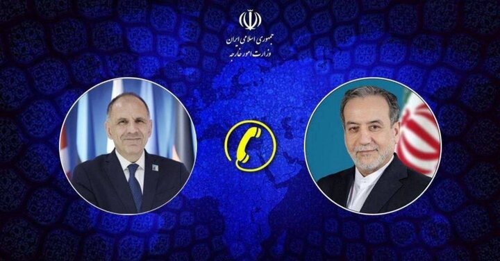 گفتگوی وزرای امور خارجه ایران و یونان درباره پیامدهای جنگ تحمیلی