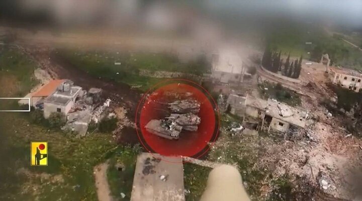 انهدام ۴ تانک و دو نفربر زرهی صهیونیستها در حملات آتشین حزبالله
