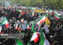 راهپیمایی «دختران جان‌فدای ایران» در تهران برگزار شد