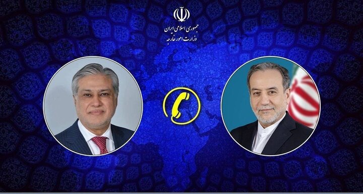 گفتگوی تلفنی وزرای امور خارجه ایران و پاکستان 
