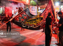 آئین چاووش محرم در مشهداردهال کاشان