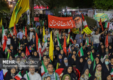 اجتماع باشکوه عزاداران سیدالشهدا(ع) در آزادشهر برگزار شد