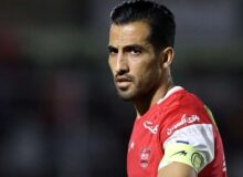 حضور وحید امیری در تمرین پرسپولیس