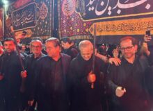 حضور پزشکیان در مراسم شام غریبان حضرت اباعبدالله الحسین (ع) در ارومیه