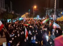 صد و چهارمین قرار شبانه برای خونخواهی رهبر شهید در نکا