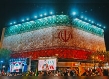وصیت حاج‌قاسم روی دیوارنگاره انقلاب نقش بست