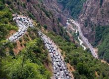 وضعیت ترافیکی محورهای کندوان و هراز