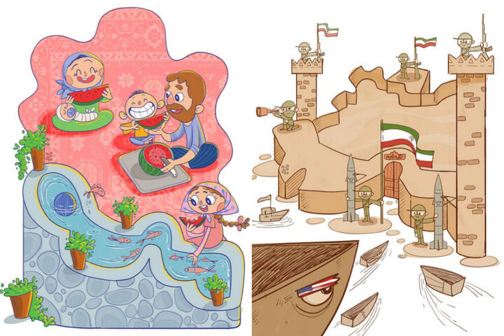 چالش پرداختن به خلیج‌فارس در آثار هنرمندان طراح؛ تنگه هرمز سوژه شد