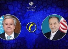 جزئیات تماس تلفنی دبیرکل سازمان ملل متحد با وزیر امور خارجه کشورمان