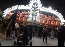 حرکت کاروان نمادین اسرای کربلا در تربت حیدریه