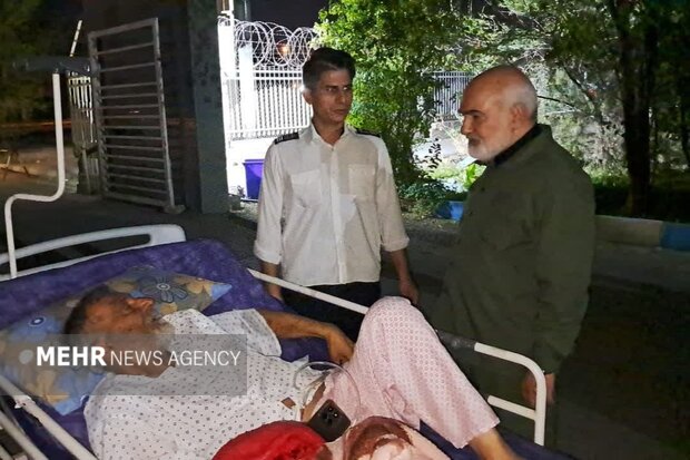 حضور سخنگوی دولت در بیمارستان بقایی